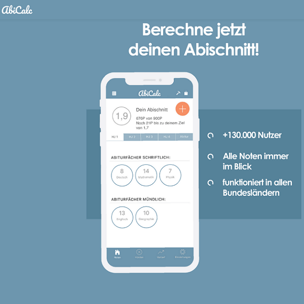 abicalc-App - Abidurchschnitt berechnen 3 abicalc-App - Abidurchschnitt berechnen 3