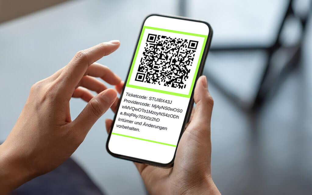 Banner Kontaktdatenteilen mit Ausstellenden - persönlich, sicher und datenschutzkonform